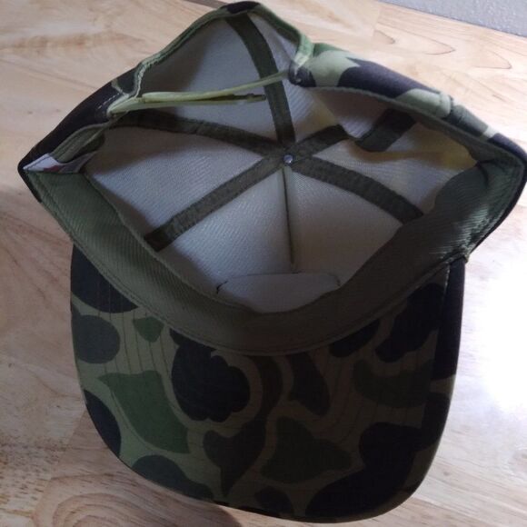 DS Vintage Custom Patch Camouflage Snap Back Hat - Picture 6 of 8